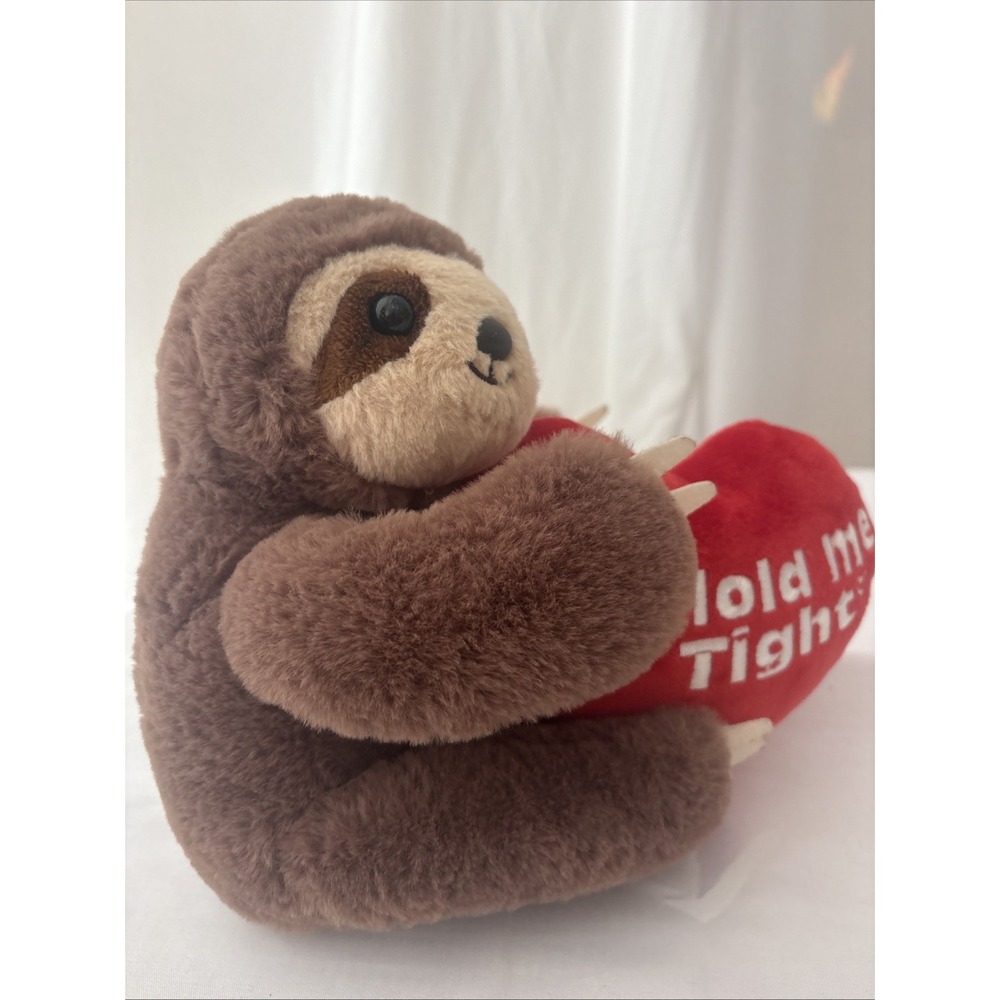 Aurora Valentine Sloth Soft Plush Hold Me Tight Heart Love Anniversary Toy 2020 - Picture 3 of 8
